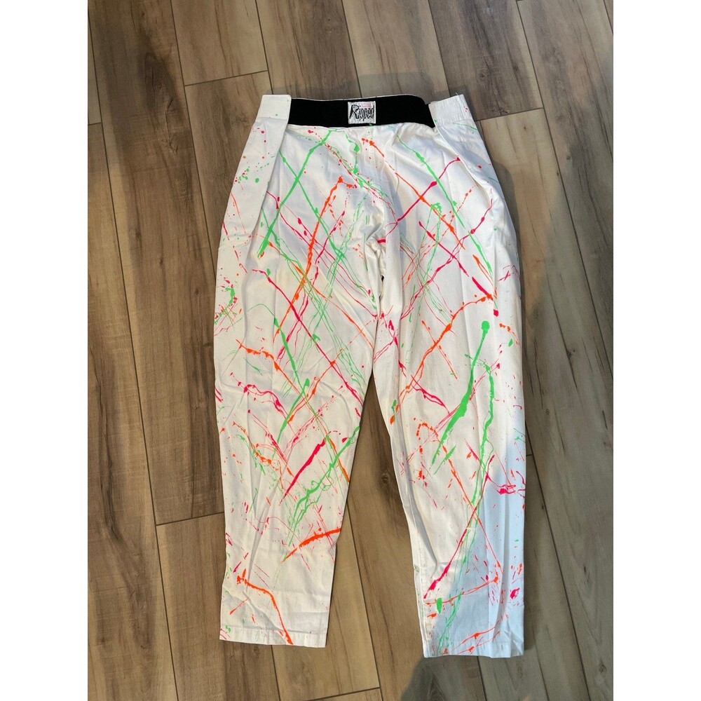 Vintage 80’s adjustable waist muscle bodybuilding M.C Hammer parachute pants
